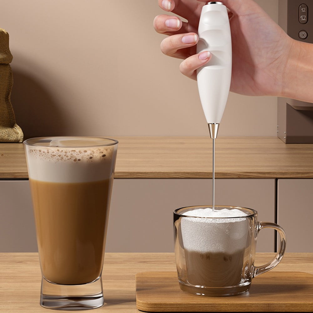 Electric Milk Frother Portable Stirring for Home use Coffee Foaming 3 2