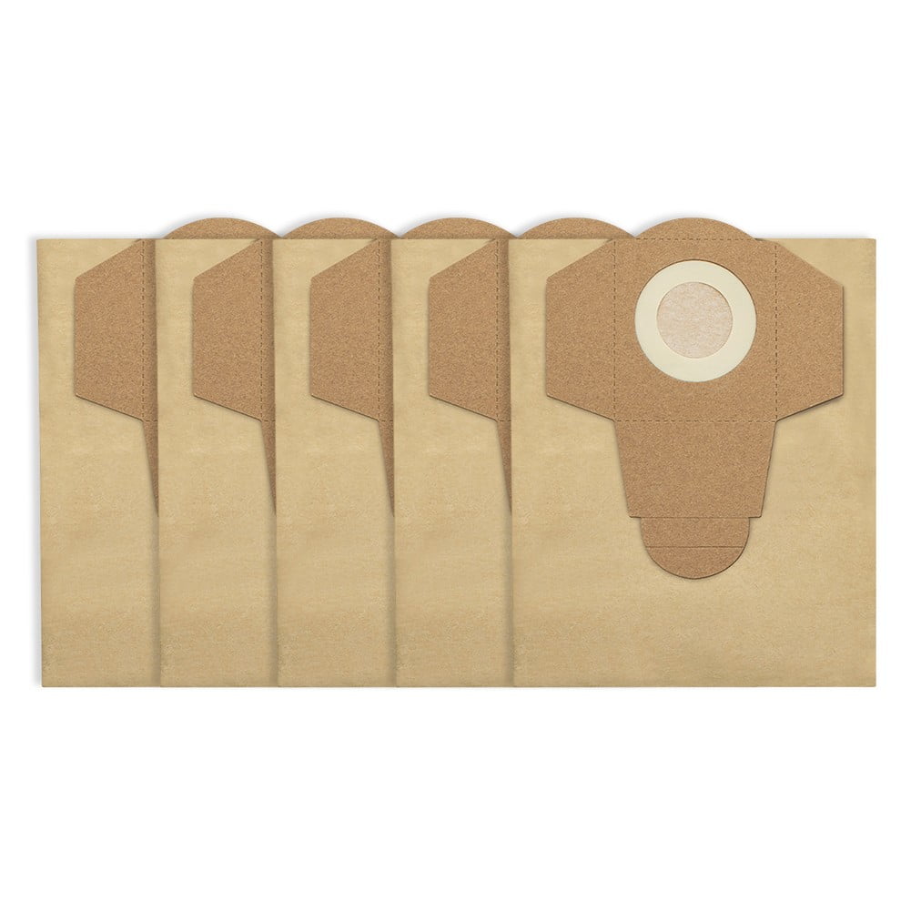 5PC Wet/dry Acuum Cleaner 20L Paper Bag Dust Collection Bag For Einhell TVC18/20 For Einhell BT-VC1250S TC-VC 18/20 Li S-Solo