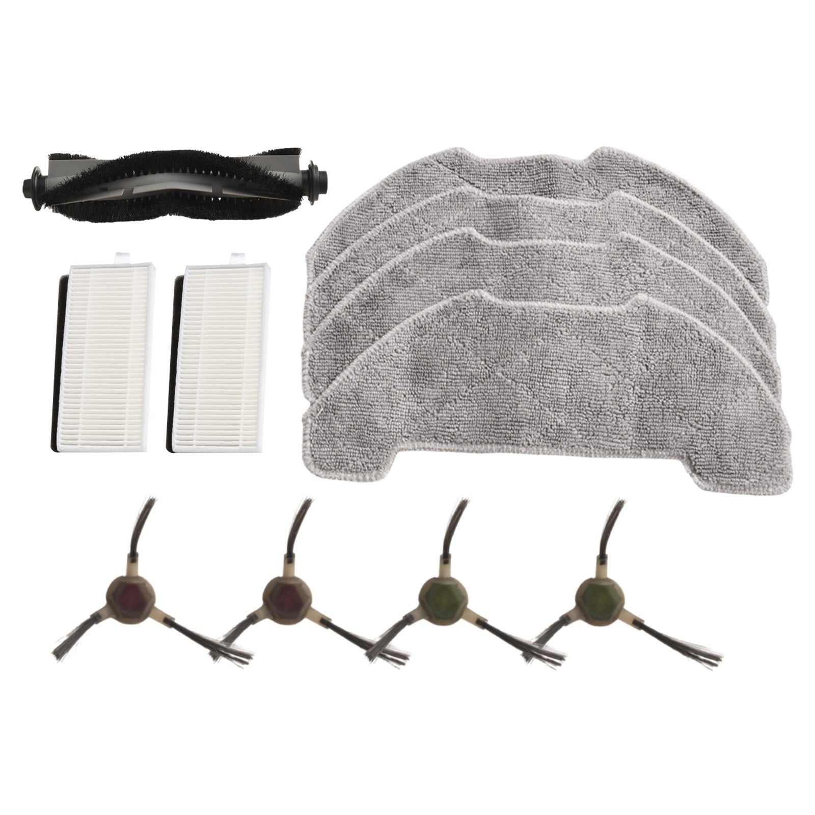 Essential Main Brush Filters Mop Cloth Kit for AIRROBO P30 Vacuum Cleaner A