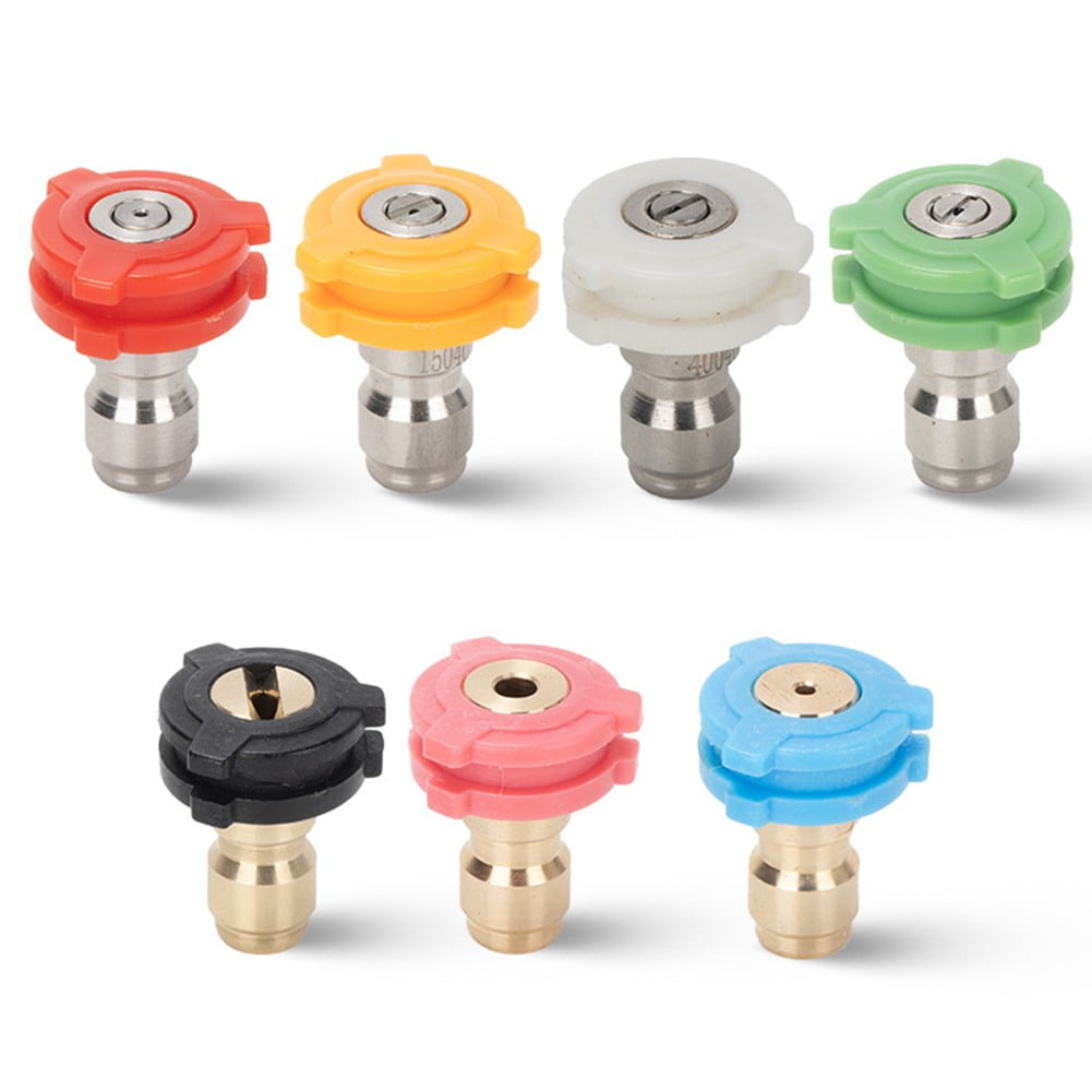 Car Washing Machine 1/4 Nozzle High Pressure Nozzle Fan-Shaped Quick Fittings 1.4 mm