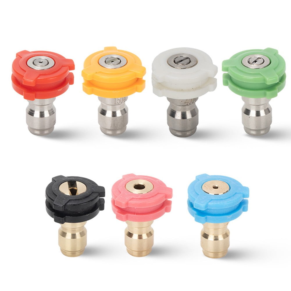 Car Washing Machine 1/4 Nozzle High Pressure Nozzle Fan-Shaped Quick Fittings 1.6 mm