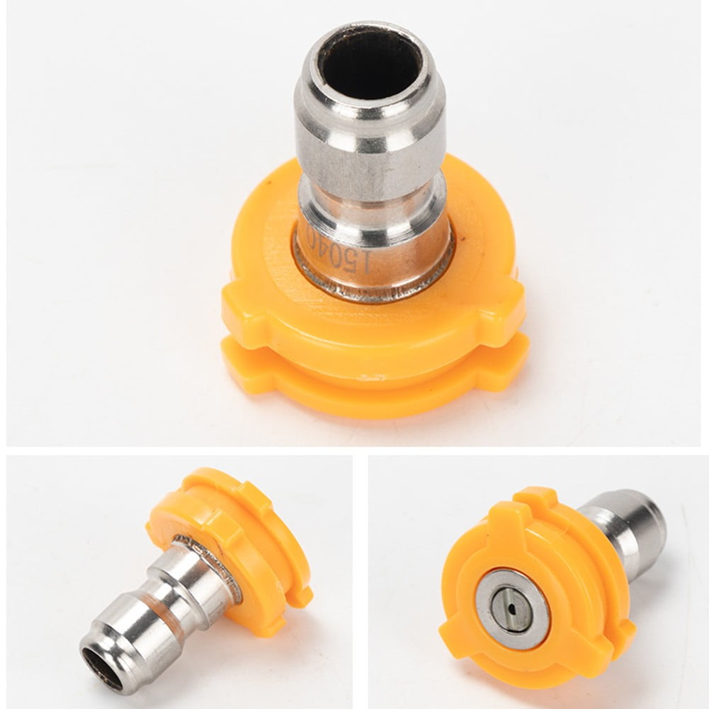Car Washing Machine 1/4 Nozzle High Pressure Nozzle Fan-Shaped Quick Fittings 1.6 mm