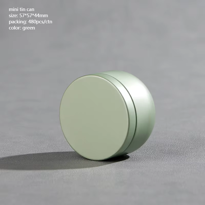 Tea Box - Portable Mini Tea Caddy, Large Tea Storage Container, Small Round Tin Coffee Caddy