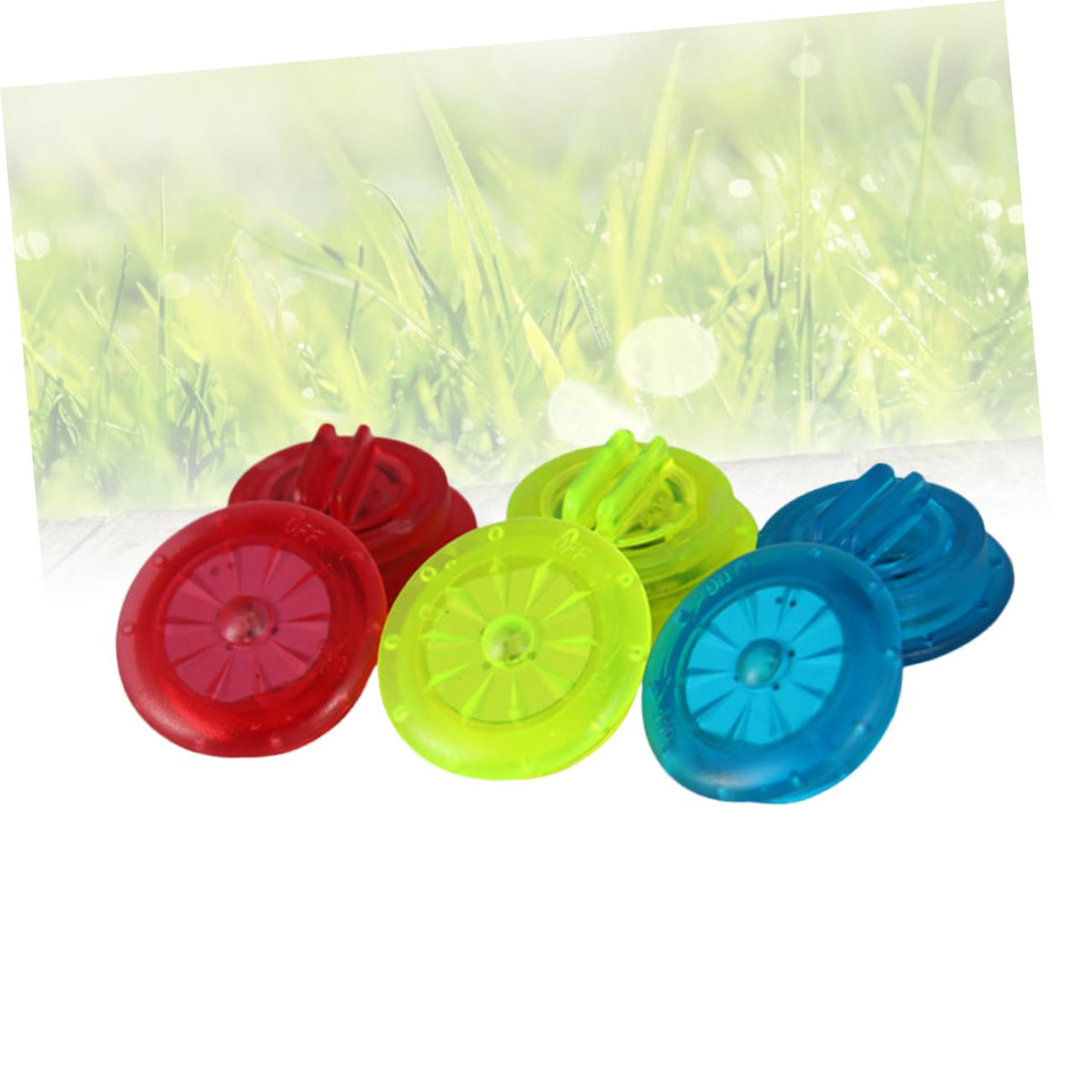 Running lights - Bicycle lights - LED Clip - Dog light - Spoke lights - Running light - Walking lights - Signal light - For running & cycling - Red - Blue - Green - 6 pieces