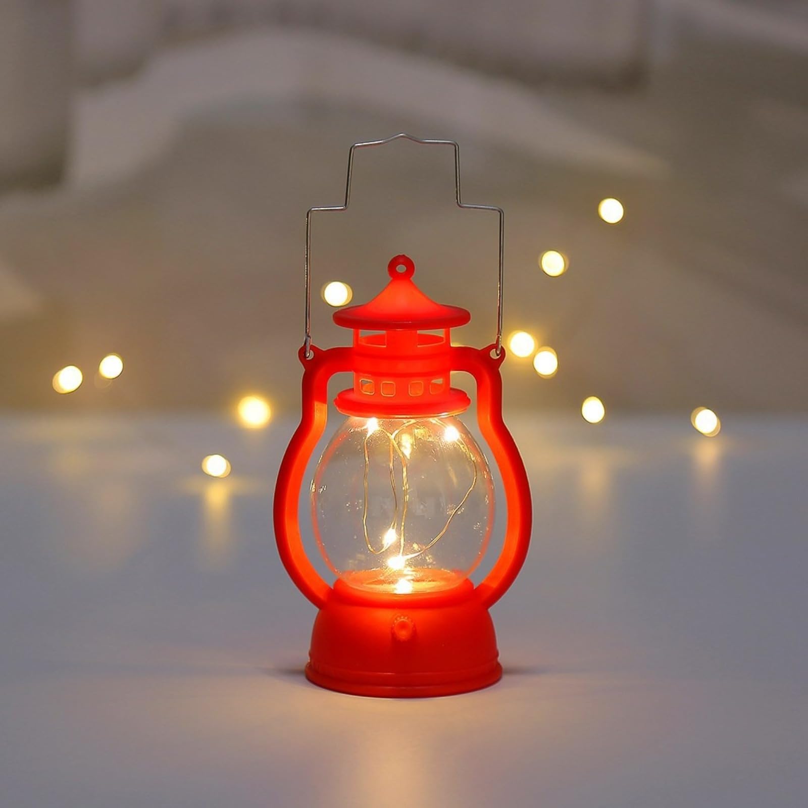 Battery operated candles - LED candles - candles - Hangable - Retro decorations - Christmas candles - LED candles with moving flame - Rituals products - candle holder - rechargeable candles - moving battery candles - Red