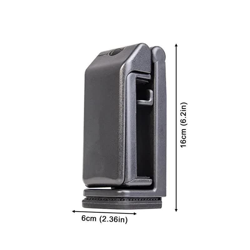 Phone Holder Desk - Tablet Holder - Smartphone Stand - Foldable - Adjustable - Universal - Desk Accessories - Phone Stand - Compact - Travel - Black - 1 piece