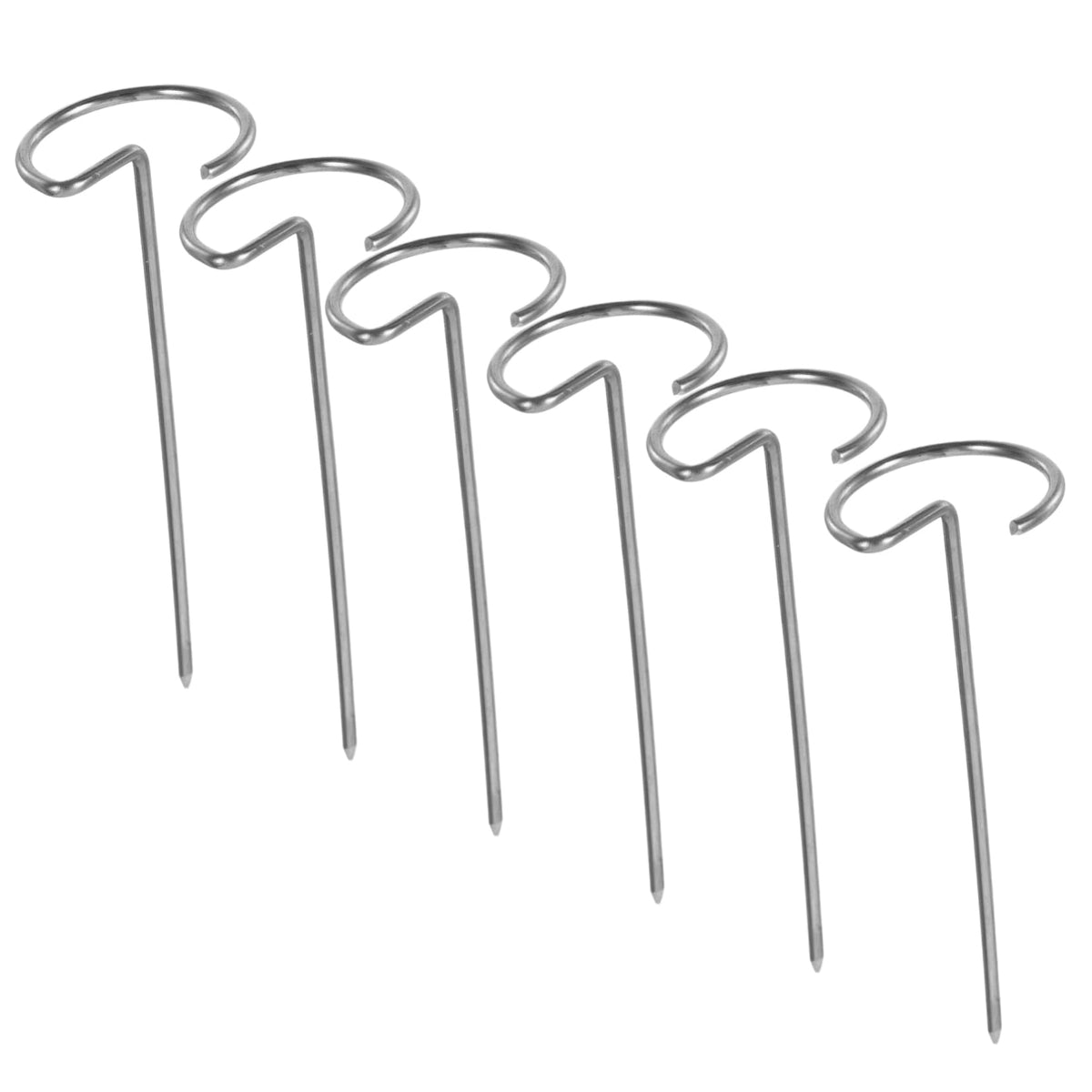 BBQ Skewers - Meat Pins - Satay Sticks Stainless Steel - Barbecue Accessories - Shashlik Skewers - Grill Skewers - Kebab Skewers - Reusable - Stainless Steel - Metal Skewers - 10 pieces