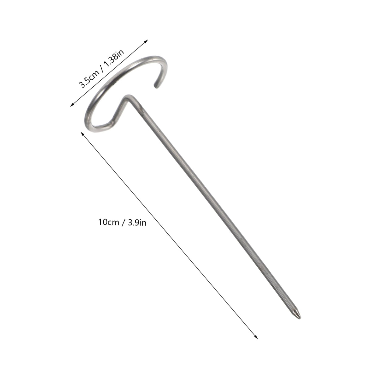 BBQ Skewers - Meat Pins - Satay Sticks Stainless Steel - Barbecue Accessories - Shashlik Skewers - Grill Skewers - Kebab Skewers - Reusable - Stainless Steel - Metal Skewers - 10 pieces