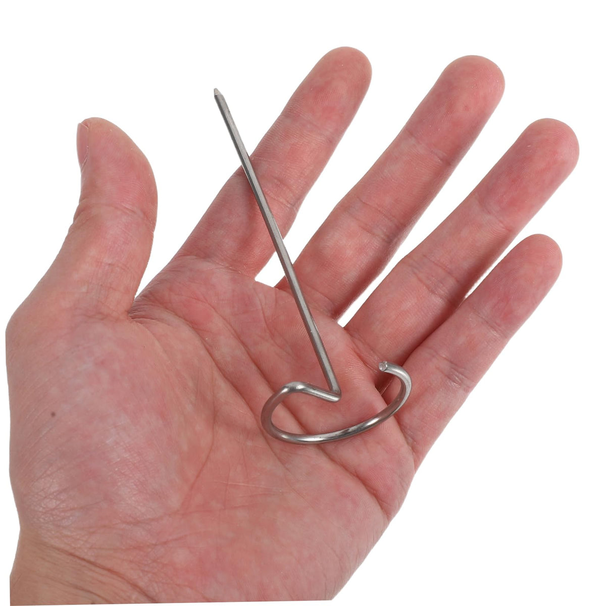 BBQ Skewers - Meat Pins - Satay Sticks Stainless Steel - Barbecue Accessories - Shashlik Skewers - Grill Skewers - Kebab Skewers - Reusable - Stainless Steel - Metal Skewers - 10 pieces