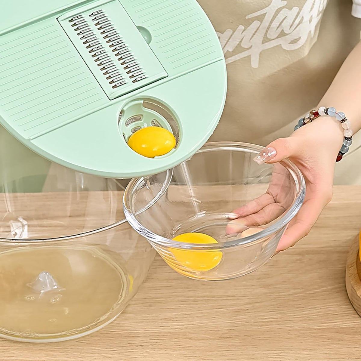 Vegetable Slicer - Salad Spinner - Mandoline - Salad Spinner - Multifunctional Vegetable Slicer - Vegetable Cutter Set - Grater - Kitchen Aid - Kitchen Utensil - Julienne Slicer - Vegetable Grater - Kitchen Gadget - Shredder - Mint Green - Lettuce Slicer