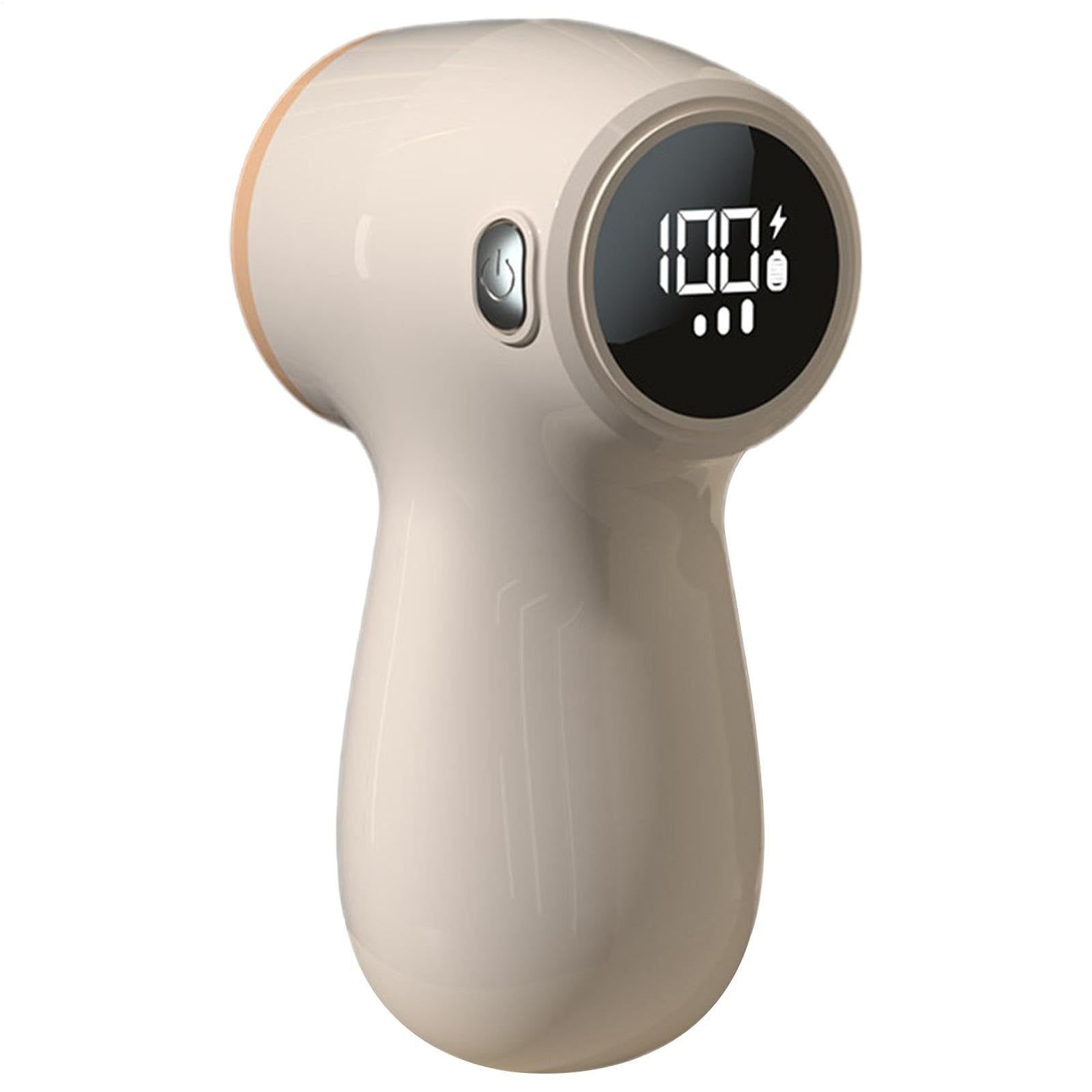 Lint Remover - Lint Trimmer - Lint Remover - Electric Lint Remover - Clothes Roller - Lint Brush - Rechargeable - LED Display - Cordless - Clothes Shaving - Lint Removal - Wool Comb - Beige - 1 Piece