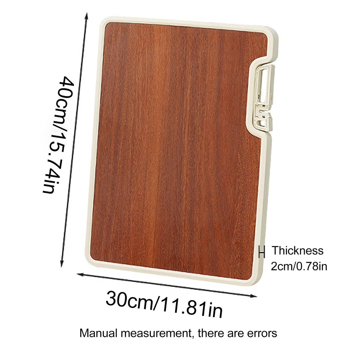 Double-sided cutting board - Serving board - Drinks board - Wooden cutting board - Kitchen board - Cheese board - Bread board - Meat board - Tapas board - Wooden cutting board - Chopping block - Kitchen accessories - Hygienic - Dishwasher safe - Brown - 1
