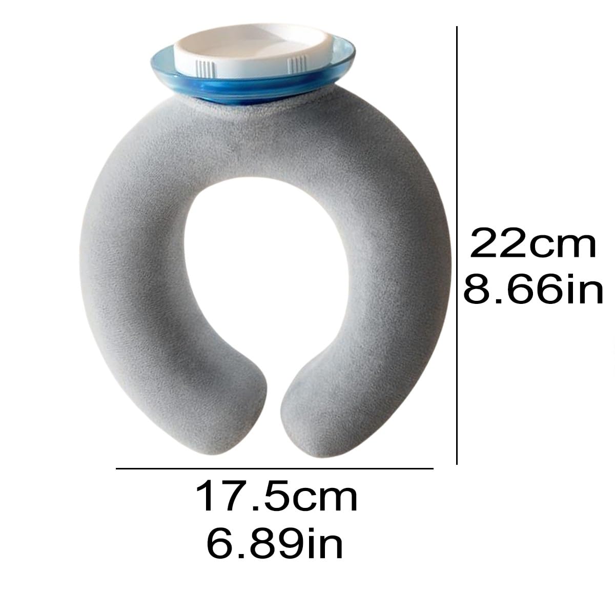 Neck warmer - Shoulder warmer - Hot water bottle - U-shaped hot water bottle - Neck warmer - Hot water bottle - Hot water bottle with cover - Shoulder warmer - Neck pillow - Heating cushion - Soft hot water bottle - Relaxation - Bedside hot water bottle -