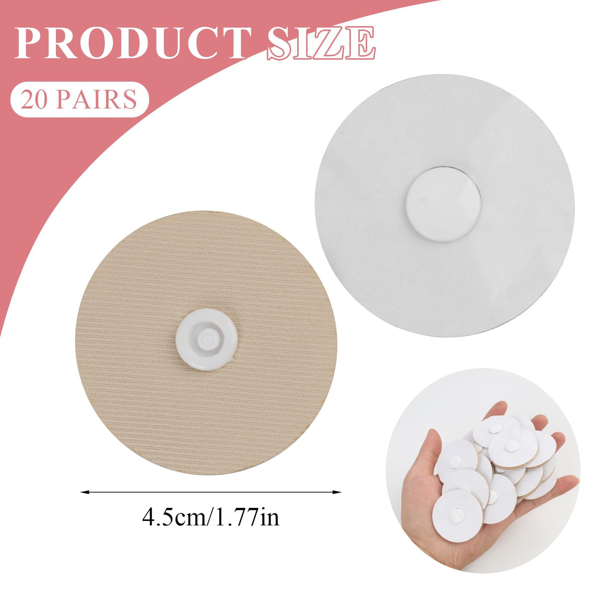 Duvet Clips - Duvet Clamps - Needle-Free Duvet Holders - Duvet Cover Clips - Sheet Clips - Anti-Slip - Bedding Accessories - Curtain Clips - Blanket Clips - Fastening Clips - Bedroom Gadgets - Home Accessories - White - 20 Pairs