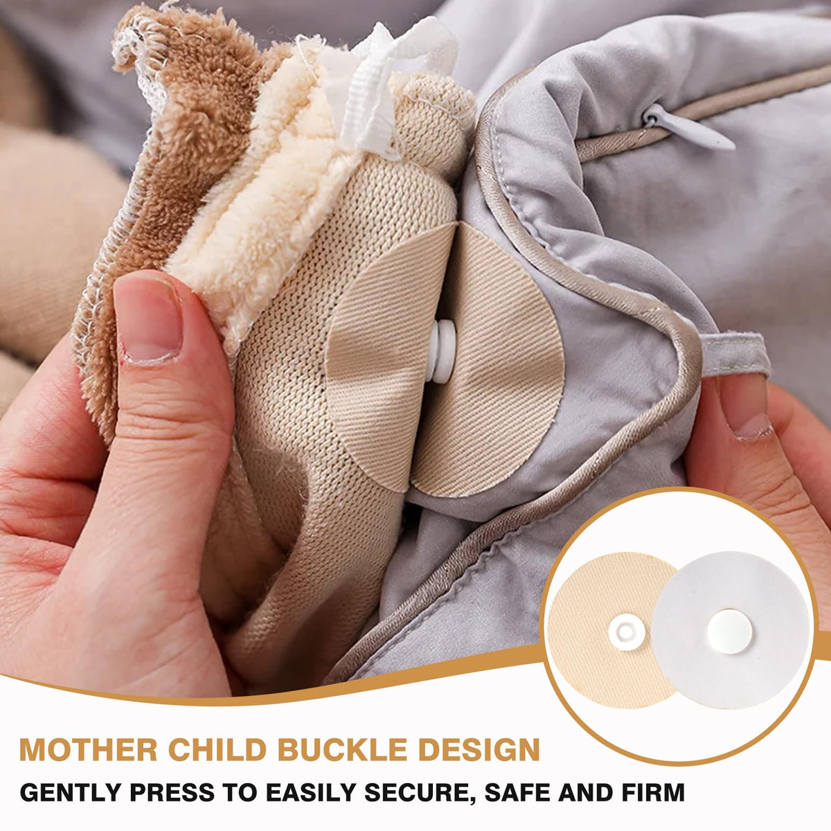 Duvet Clips - Duvet Clamps - Needle-Free Duvet Holders - Duvet Cover Clips - Sheet Clips - Anti-Slip - Bedding Accessories - Curtain Clips - Blanket Clips - Fastening Clips - Bedroom Gadgets - Home Accessories - White - 20 Pairs