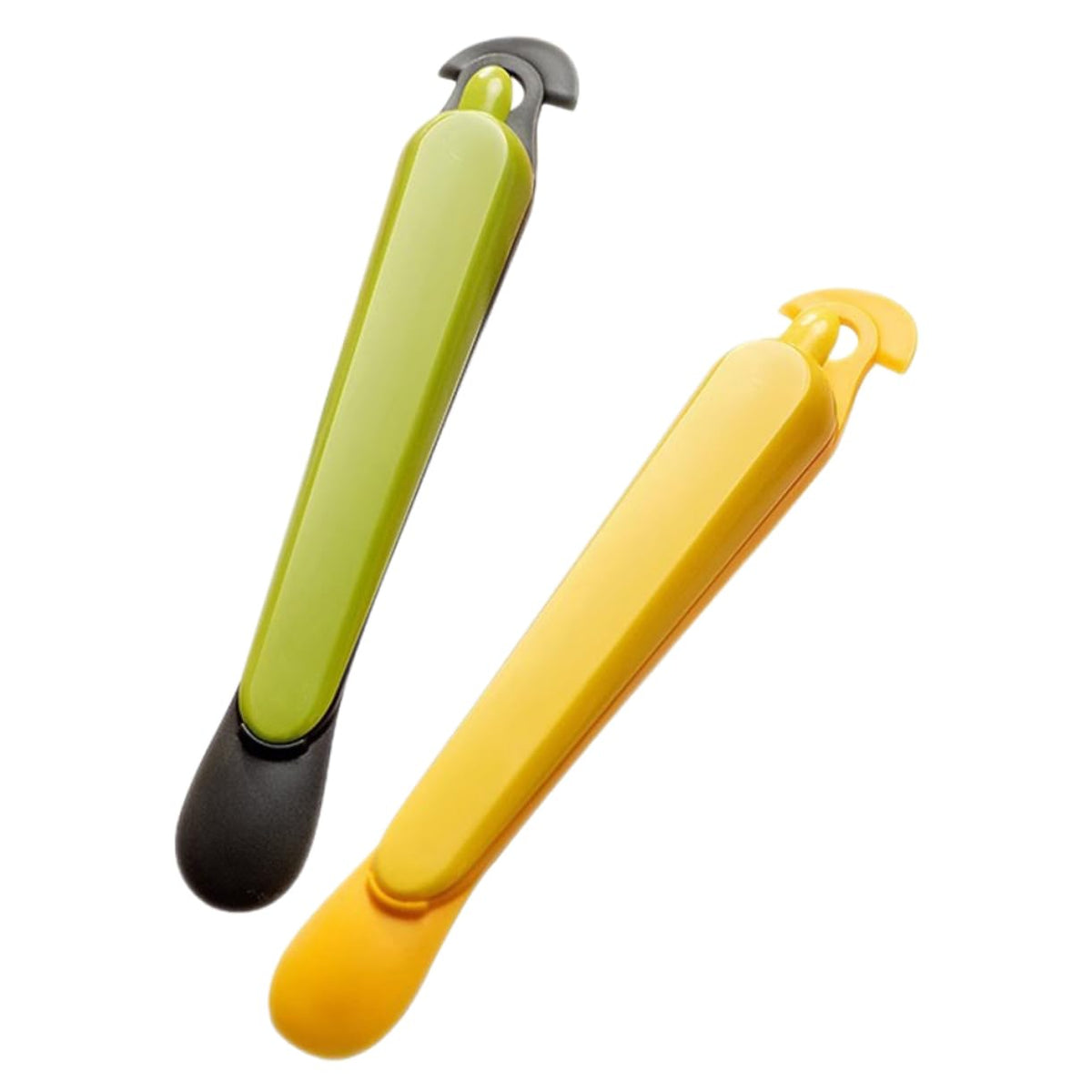 Orange Peeler - Citrus Peeler - Fruit Peeler - Kitchen Tool - Grapefruit Opener - Peel Remover - Plastic Peeling Knife - Kitchen Accessories - Citrus Fruit Tool - Handy Kitchen Utensils - Fruit Preparation - Mandarin Peeler - Yellow and Green - 2 Pieces