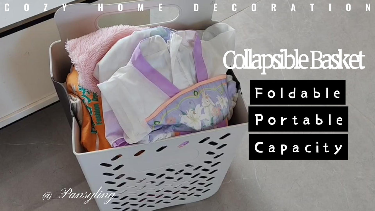 Laundry Basket - Folding Laundry Basket - Wall Shelf - Bath Shelf - Bathroom Rack - Storage Rack - Storage Basket - Organizer - Foldable Silicone Laundry Basket - Bathroom Furniture - Bathroom - Toilet - Black - 1 Piece