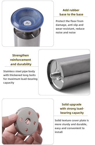 Table legs - bathroom cabinet legs - bathroom furniture legs - desk legs - shoe cabinet legs - wardrobe legs - TV cabinet legs - cabinet legs - wardrobe legs - bookcase legs - dressing table - dining table - footstool - stainless steel - 4 pieces