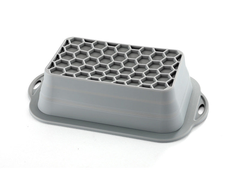 Baking - baking supplies - Airfryer baking - baking tray - Kitchen utensils - baking tin - cake tins - silicone baking tins - silicone baking mat - silicone mold - silicone kitchen utensils - Gray - rectangular baking tin - 1 piece
