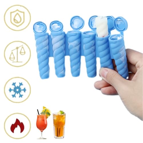 Ice cube tray - ice cubes - 6 ice cubes - ice cube makers - Kitchen utensils - ice cube tray with lid - silicone ice cube tray - silicone ice cubes - silicone - silicone mold - silicone kitchen utensils - Gray - Blue - Green - 3 pieces
