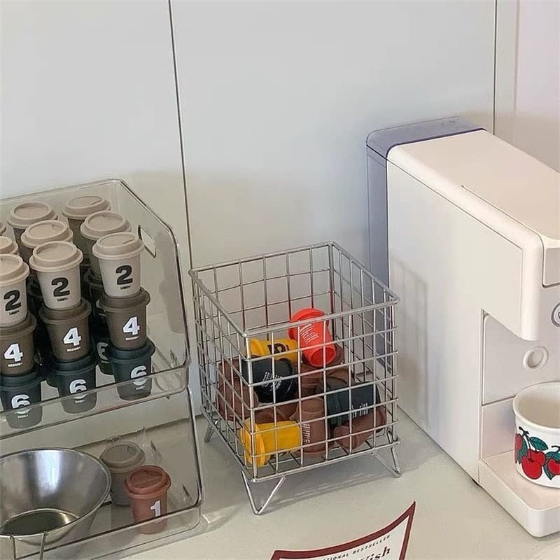 Storage boxes - Storage bins - Desk organizer - Organizer - Storage basket - Storage box - Desk accessories - Desk organizer pen tray - Desk organizer pen tray - Stainless steel - Silver - 2 pieces