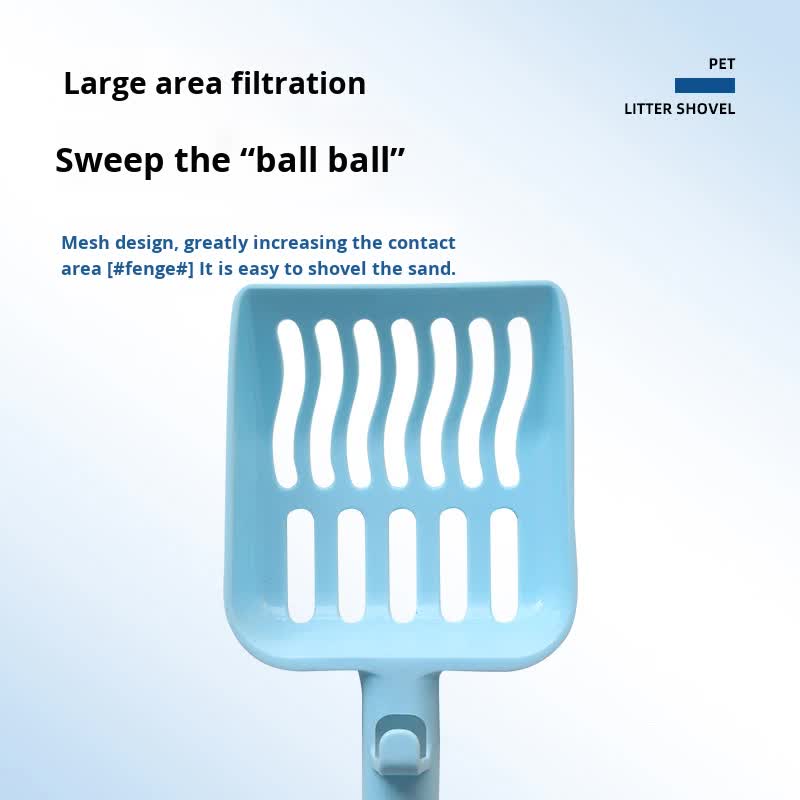 Cat litter scoop - cat food scoop - cat litter scoop - cat food scoop - Litter box - Cats - Cleaning - Black - Gray - Blue - Pink - 4 pieces