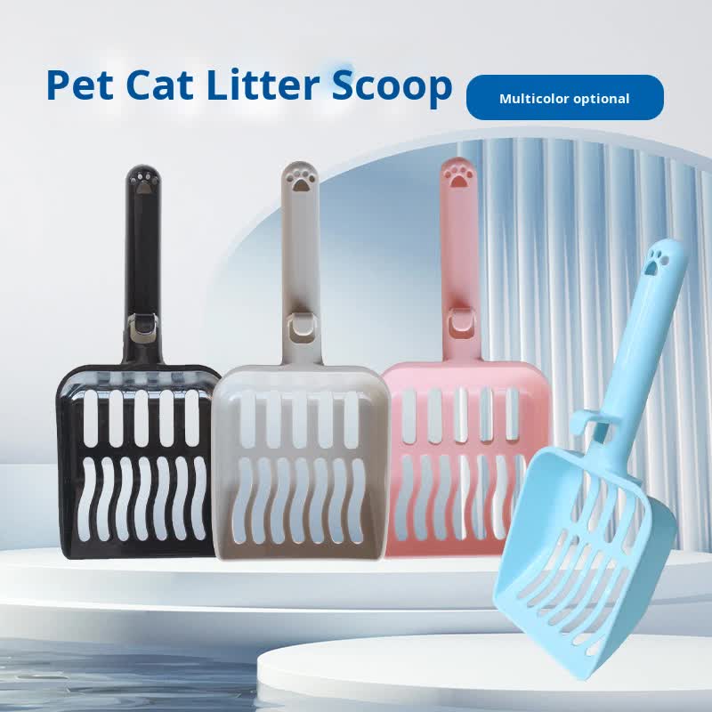 Cat litter scoop - cat food scoop - cat litter scoop - cat food scoop - Litter box - Cats - Cleaning - Black - Gray - Blue - Pink - 4 pieces