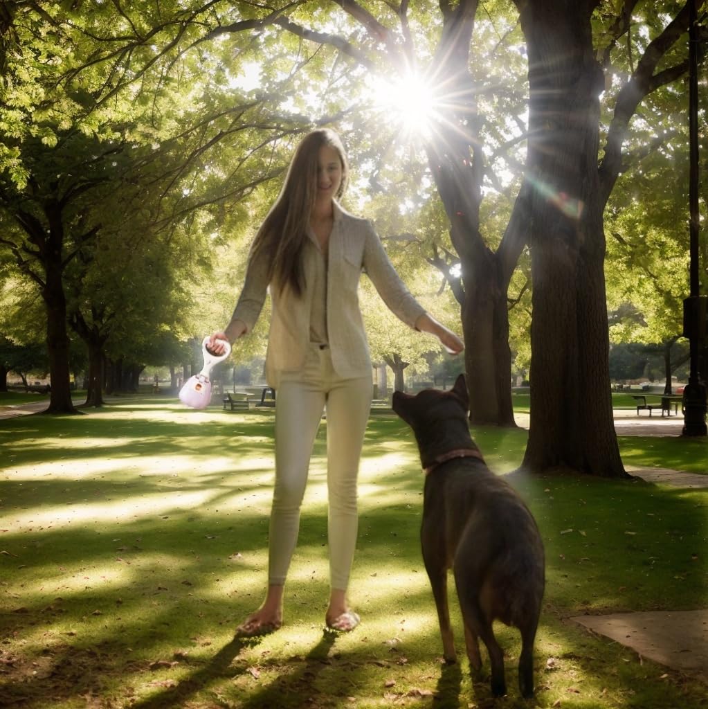 Dog Poop Bags - Poop Scoop - Small Dogs - Medium Dogs - Large Dogs - Dogs - Contactless - Hands-Free - Waste Disposal - Portable - Bring Your Own Bags - Pets - 2-in-1 with 2 Rolls of Bags and Dispenser - Pack of 2