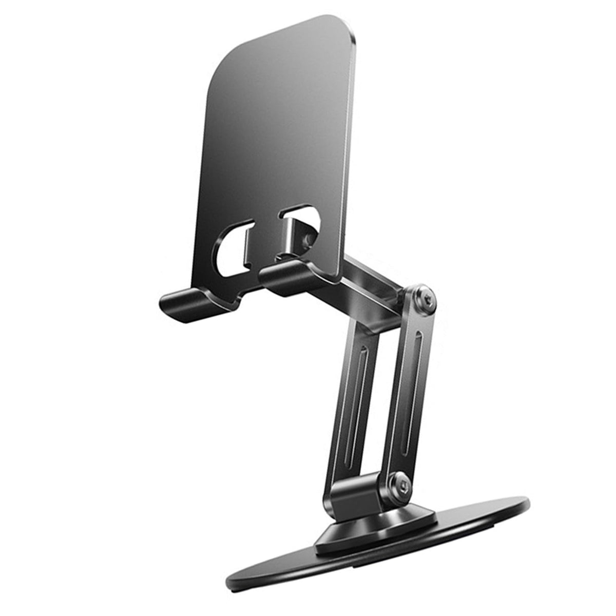 Phone Holder - Tablet Holder - Stand - Desk Accessories - Phone Stand - Smartphone Holder - Tablet Stand - Desk Gadgets - Universal Holder - Phone Support - Desk Stand - Black - 1 Piece