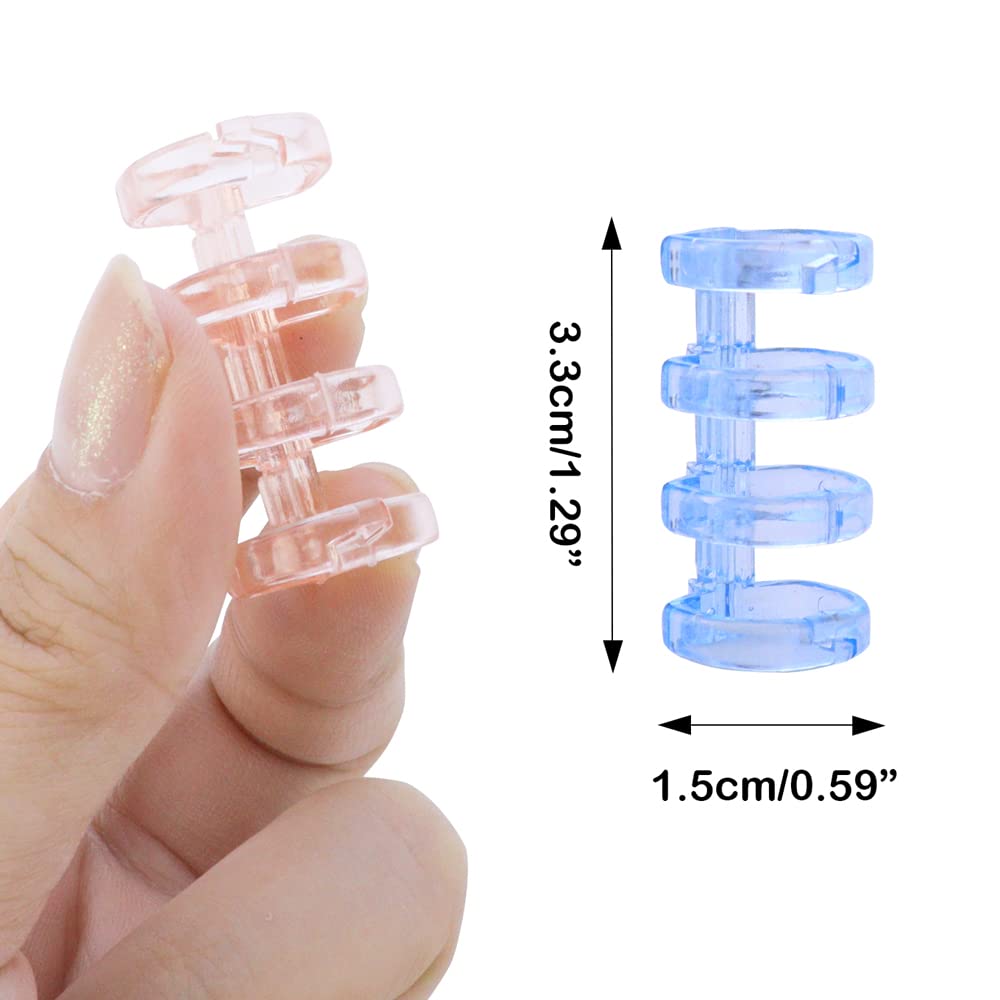 Binding Rings - Bookbinding Rings - Ring Binder - Loose-leaf Rings - Office Supplies - Scrapbooking - School Supplies - Notebook - Paper Organizer - Bookbinding - Craft Supplies - Paper Clip - 7 Colors - 7 Pieces