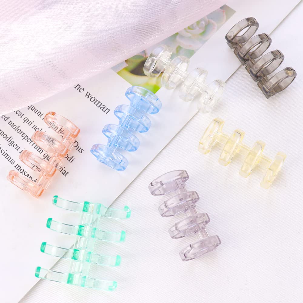 Binding Rings - Bookbinding Rings - Ring Binder - Loose-leaf Rings - Office Supplies - Scrapbooking - School Supplies - Notebook - Paper Organizer - Bookbinding - Craft Supplies - Paper Clip - 7 Colors - 7 Pieces