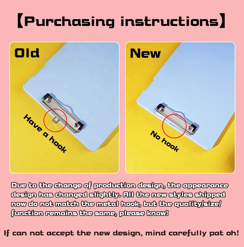 Clipboard A4 - Writing Folder - Foldable Clipboard - Office Accessories - Office Supplies - Nursing - Warehouse - Document Folder - Work Folder - Hospitality - Sturdy Plastic - Privacy Protection - Professional Use - Black - 1 piece