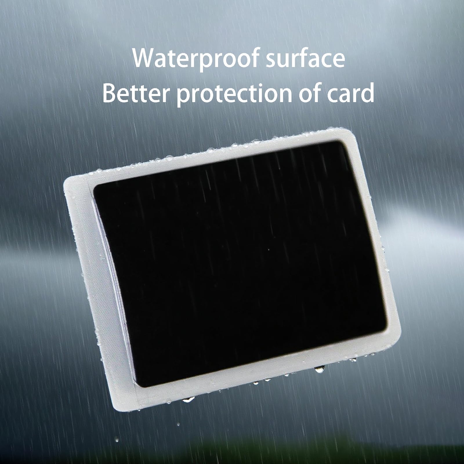 Privacy Card Holder - Anti-Peak - Bank Card Cover - Privacy Shield - ID Card Protection - Opaque - Discreet Use - Protective Covers - Driver's License Holder - Black - Card Holder - Matte - Scratch Resistant - 100 Pieces