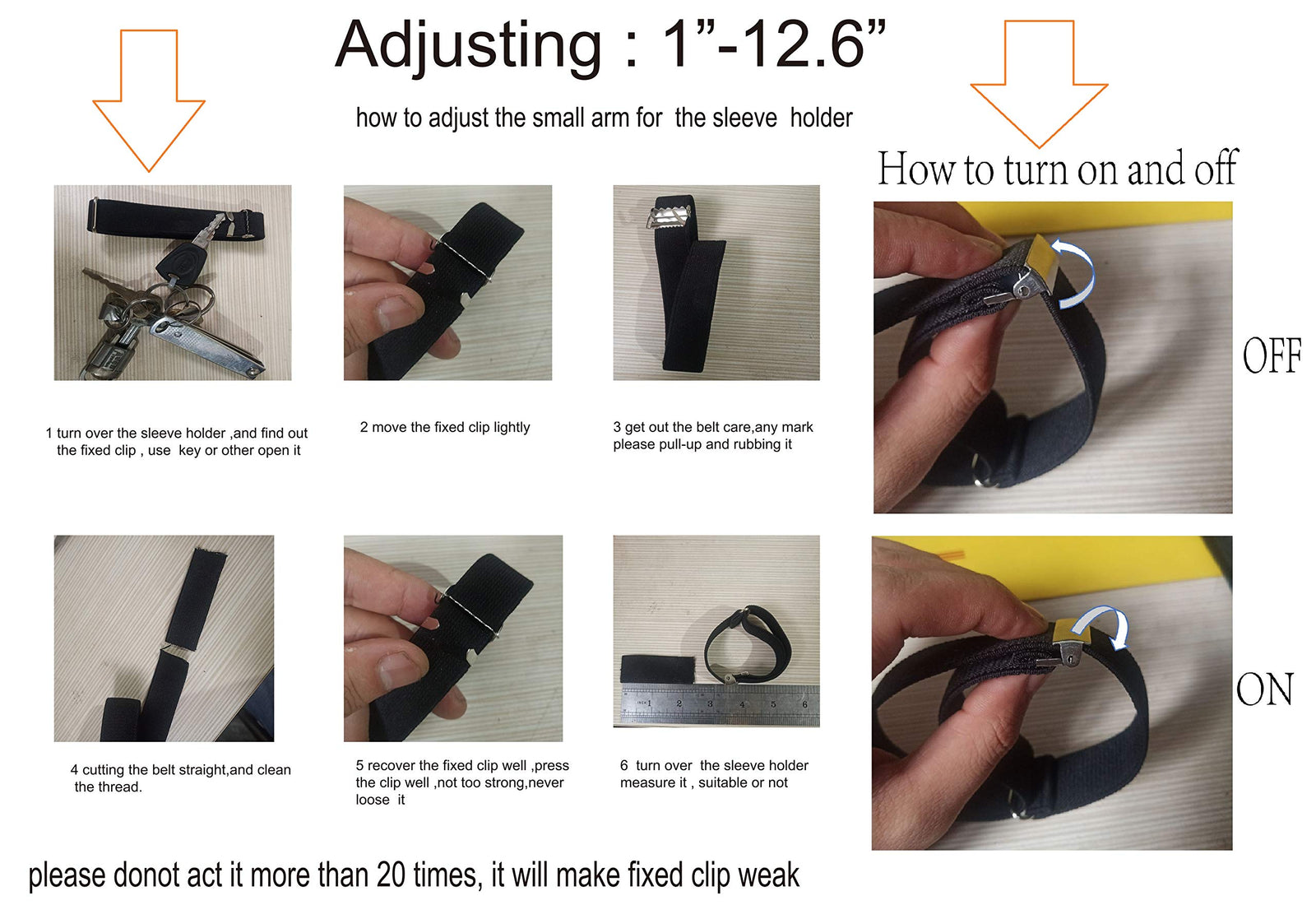 Sleeve Garters - Sleeve Bands - Sleeve Garters - Shirt Bracelets - Hospitality Clothing - Bartender Accessories - Waiter - Costume Accessories - Wedding - Business - Shirt Holders - 1920s Clothing - Adjustable and Elastic - Black - 2 Pieces