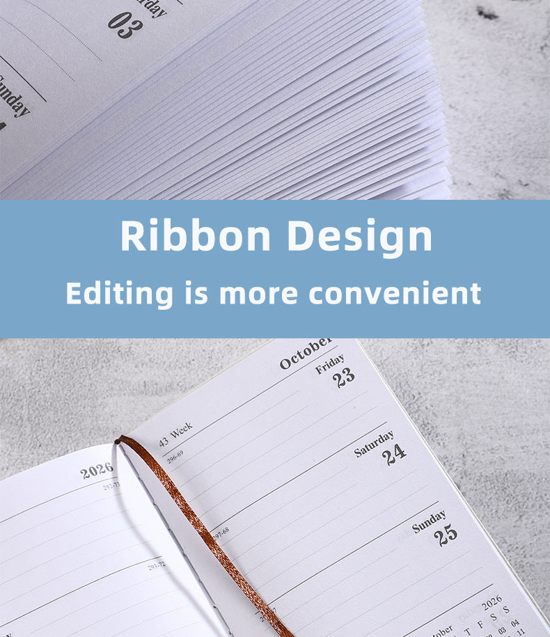 Pocket diary 2026 - A6 diary - Weekly planner - Yearly planner - Organizer - Planner book - 2026 diary for women - School diary - Weekly diary - Compact diary - Diary - Planning tool - Small diary - Marble design - Blue - 1 piece