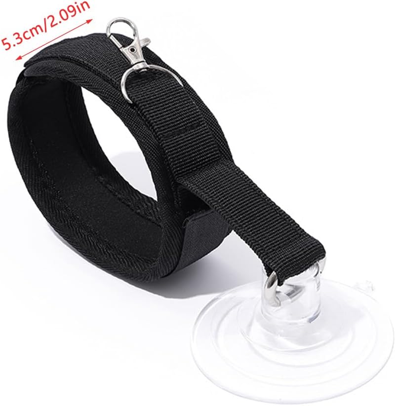 Dog leash - Cat leash - Coat care - Dog accessories - Cat accessories - Grooming table - Pet supplies - Grooming set - Bath - Shower - Suction cup - Safety leash - Collar - Dogs - Cats - Pet shop - Black - 2 pieces
