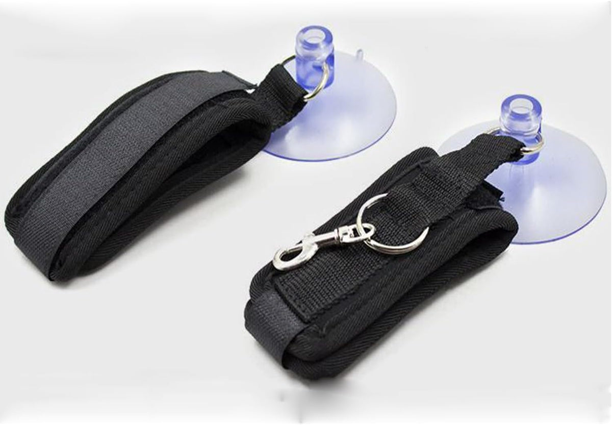 Dog leash - Cat leash - Coat care - Dog accessories - Cat accessories - Grooming table - Pet supplies - Grooming set - Bath - Shower - Suction cup - Safety leash - Collar - Dogs - Cats - Pet shop - Black - 2 pieces