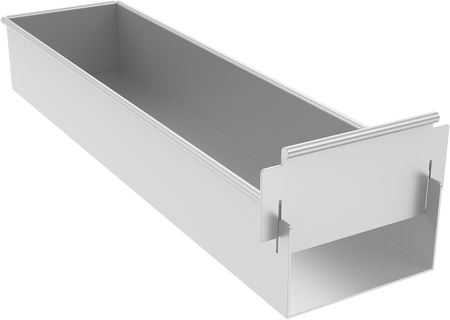 Baking tin - Cake tin - Tiramisu tin - Baking pan - Rectangular cake tin - Terrine tin - Loaf tin - Dessert tin - Pastry - Oblong baking tin - Kitchen utensils - Baking utensils - Kitchen accessories - Stainless steel - Stainless steel - Silver - 1 piece