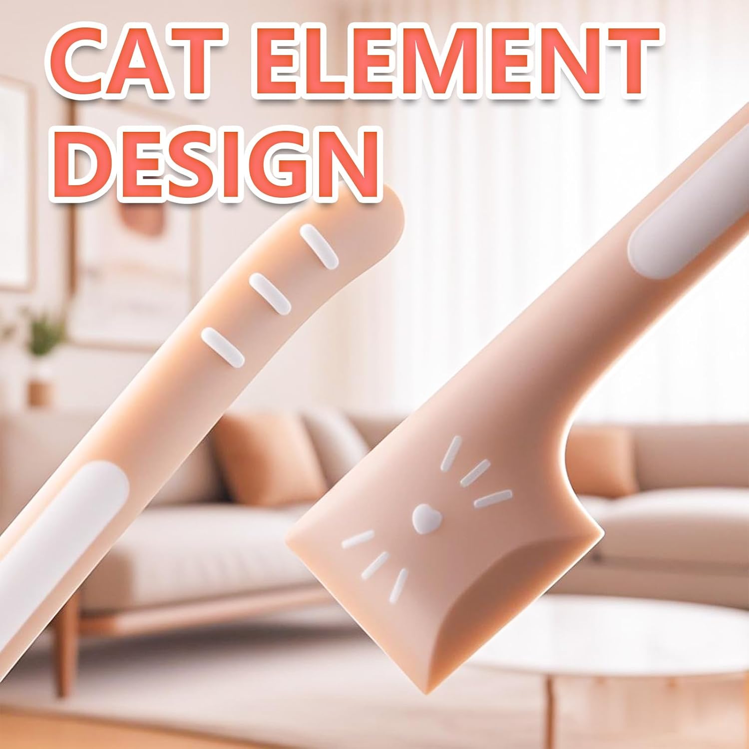 Pot licker - Spatula - Cat food spoon - Dog food spoon - Can opener - Feeding spoon - Silicone spatula - Pet supplies - Pet accessories - Kitchen utensils - Cans - Food scoop - Wet food - Multicolor - Pack of 3