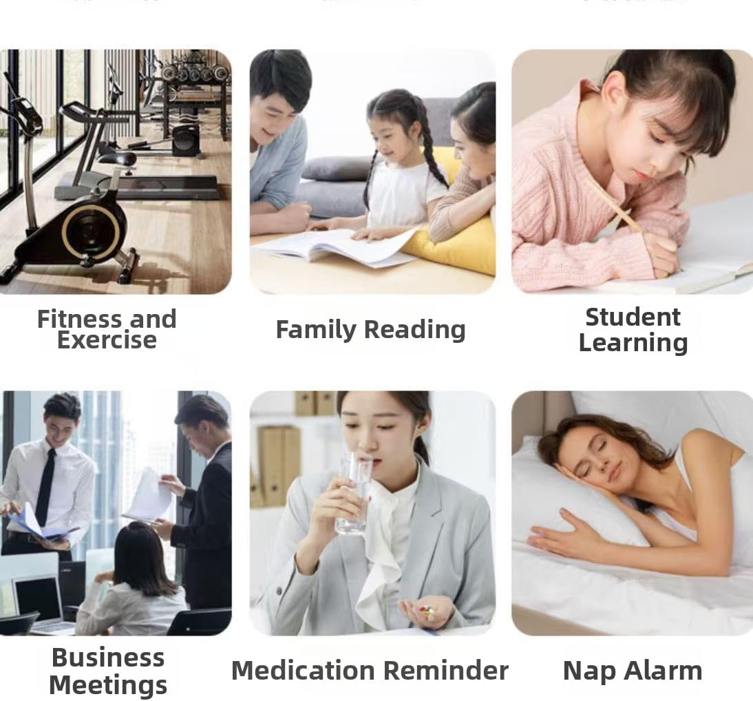 Kitchen Timer - Timer - Kitchen Timer - Egg Timer - Stopwatch - Mechanical Timer - Time Clock - Pomodoro - Kitchen Utensils - Cooking Utensils - Baking Utensils - Gadgets - Alarm Clock - Clock - Stainless Steel - Magnet - Cooking - White - 1 Piece