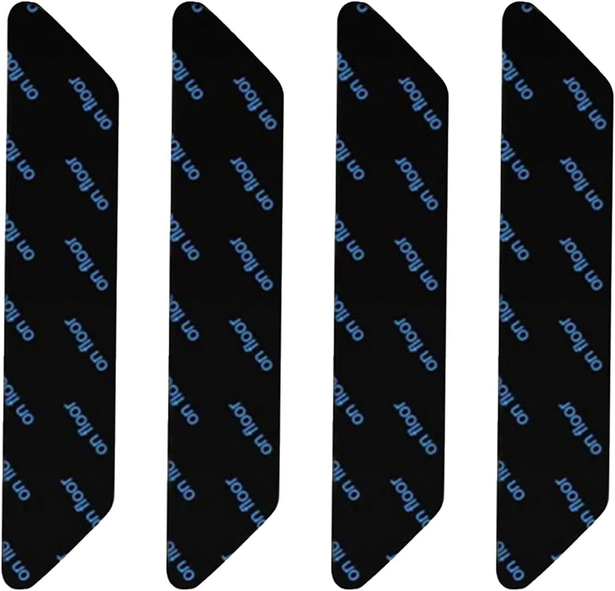 Carpet stoppers - Anti-slip mat - Rug grippers - Rug stopper - Anti-slip stickers - Rug fixer - Sofa cover stopper - Ultra-thin stopper - Carpet undermat - Discreet - Sofa stopper - Black - 4 Pieces