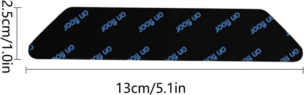 Carpet stoppers - Anti-slip mat - Rug grippers - Rug stopper - Anti-slip stickers - Rug fixer - Sofa cover stopper - Ultra-thin stopper - Carpet undermat - Discreet - Sofa stopper - Black - 4 Pieces