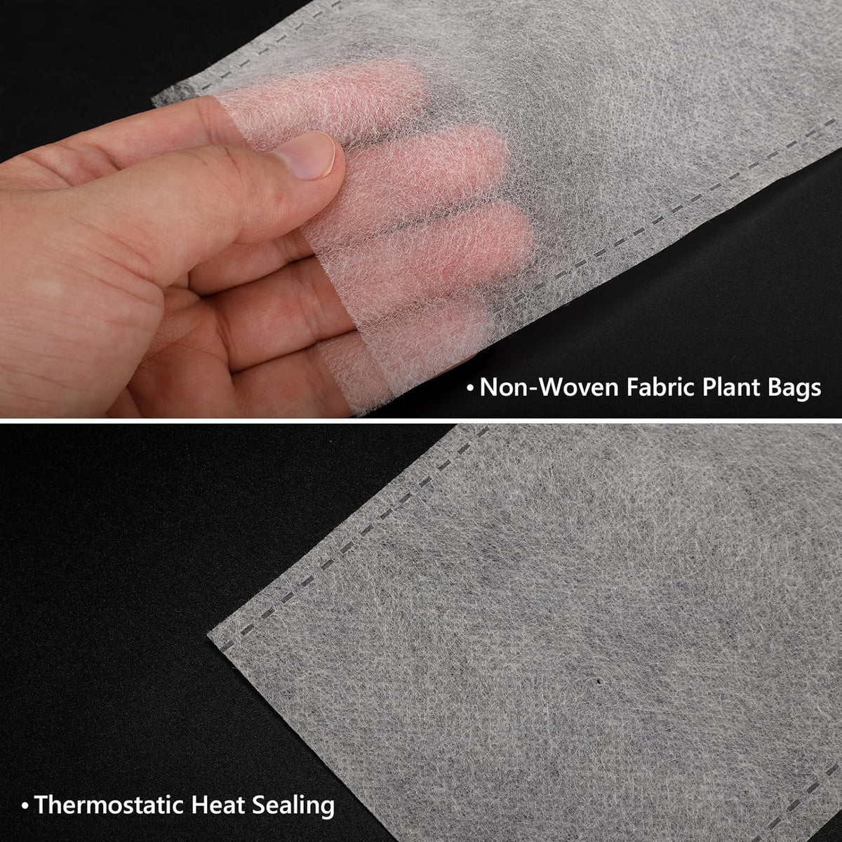 Grow Bags - Gardening - Grow Pots - Vegetable Garden - Seedlings - Plant Bags - Non-woven Grow Bags - Growing Set - Breathable Fleece - Vegetable Garden Box - Growing Box - Sowing - Cuttings - Plant Bags - Vegetable Garden - Vegetable Gardening - Sustaina