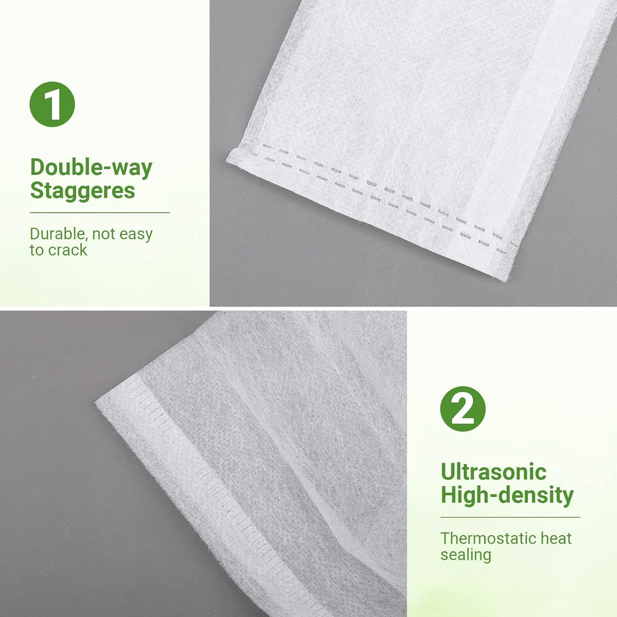 Grow Bags - Gardening - Grow Pots - Vegetable Garden - Seedlings - Plant Bags - Non-woven Grow Bags - Growing Set - Breathable Fleece - Plant Pots - Garden - Sowing - Cuttings - Vegetables - Fruit - Plant Bag - Vegetable Gardening - Sustainable - White -