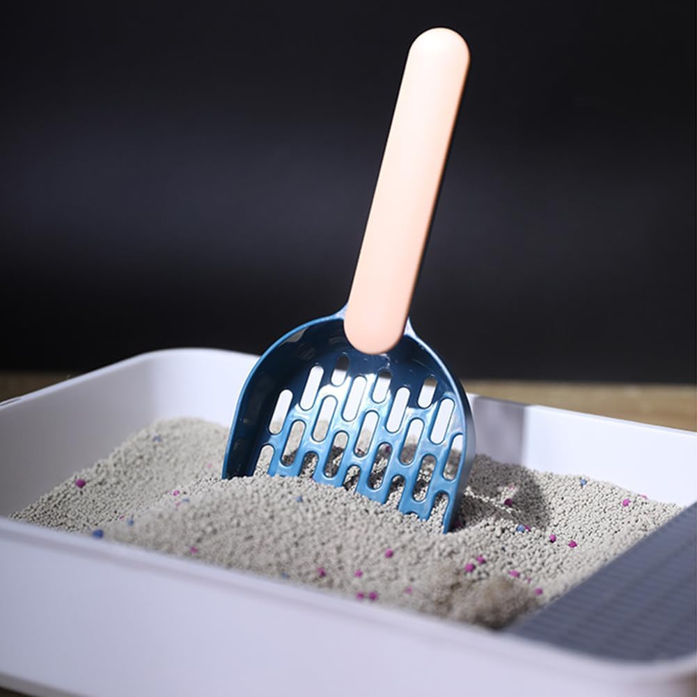 Cat Litter Scoop - Cat Litter Scoop - Cat Litter Scoop - Cat Litter Scoop - Cat Litter Accessories - Cat Litter Scoop with Holder - Cat Toilet Cleaning - Cat Litter Sieve - Cat Litter Scoop - Pet Supplies Cats - Sturdy Plastic Scoop - Green - 1 Piece