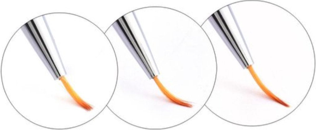 Nail Art Pens Set of 3 | Nail Brushes | GOLD
