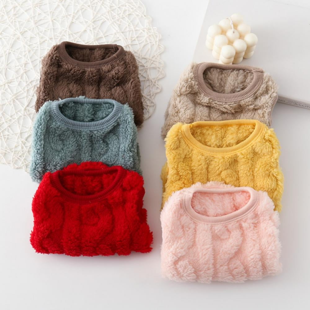 Cat Sweaters Kitty Sweater for Cats Knitwear,Small Dogs Kitten Clothes Male and Female,High Stretch,Soft,Warm Dog Clothes for Small Dog and Cat Winter L Pink