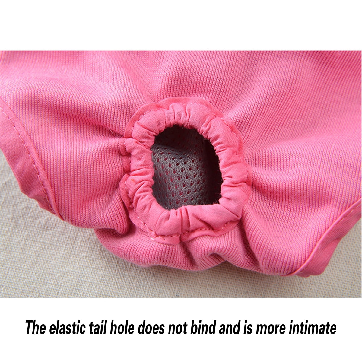 Comfortable Dog Underwear Dog Diapers Pants Male Female to Put On/Off Breathable Physiological Pants Reusable Sanitary Panties for Small to Large Dogs Pet (1pcs, Pink, XL) XL Black