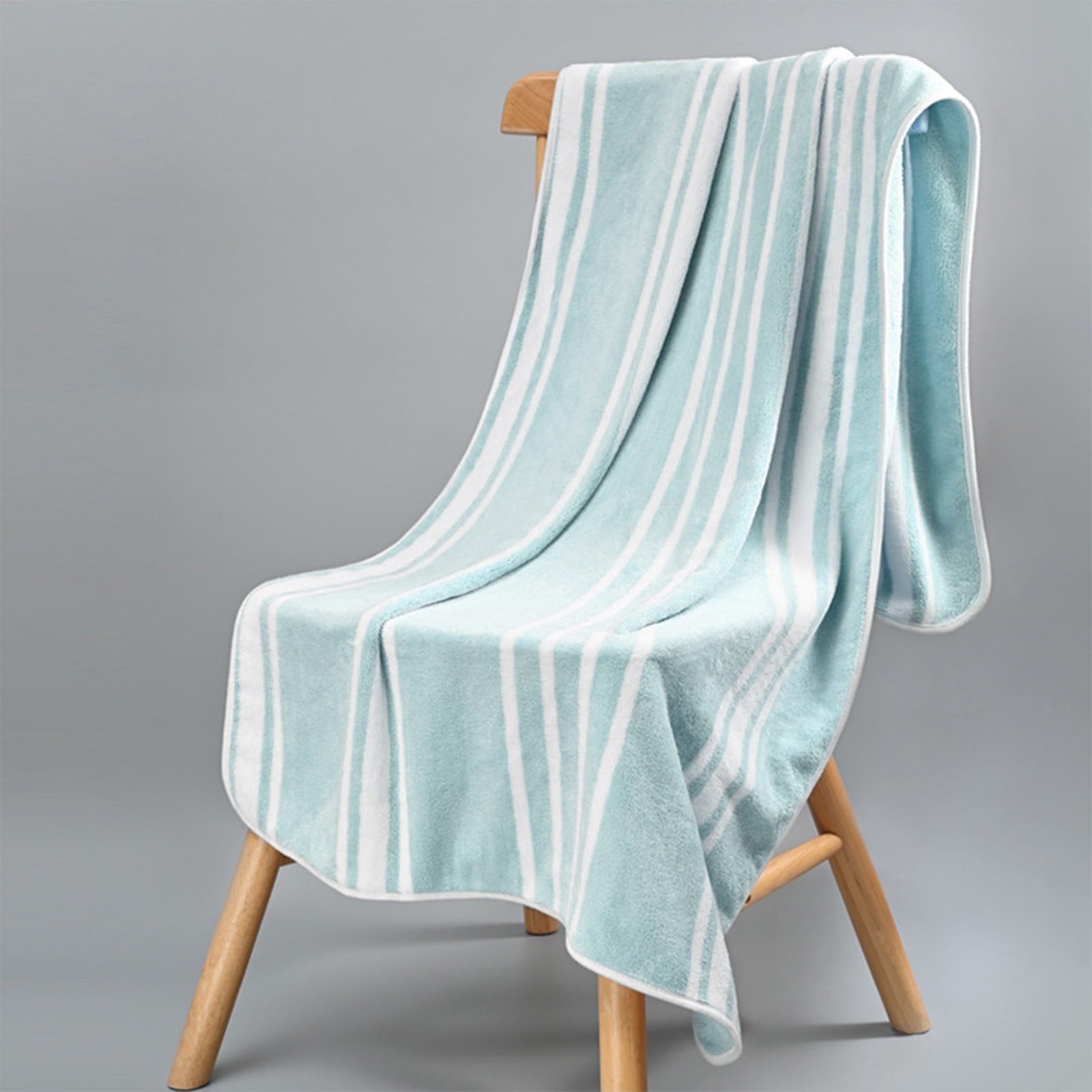 Chmadoxn Bath Towel, Oversize Bath Towel, 55×28 Inch Large Microfiber Bath Towels, Soft, Absorbent, and Quick Dry Towels for Bathroom, Pool, Beach, Swim, and Yoga, Large Bathroom Towels for Daily Use 13.4×30 in Blue