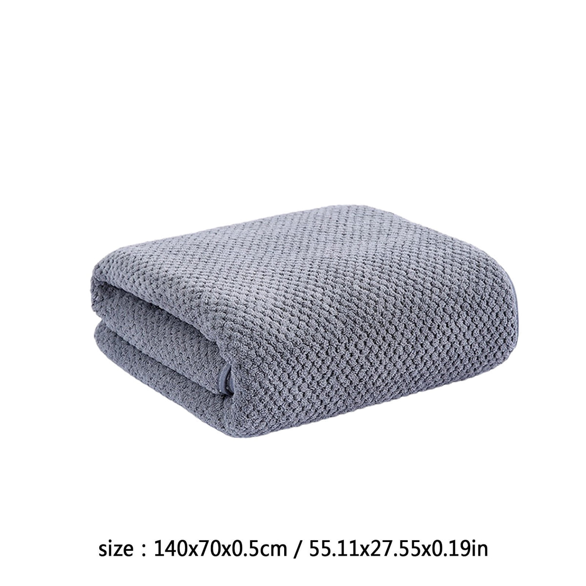 Chmadoxn Bath Towel, Oversize Bath Towel, 55×28 Inch Large Microfiber Bath Towels, Soft, Absorbent, and Quick Dry Towels for Bathroom, Pool, Beach, Swim, and Yoga, Large Bathroom Towels for Daily Use 13.4×30 in Gray